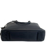 PRADA - Navy Saffiano Leather Bauletto Top Handle / Briefcase w/ Shoulder Strap