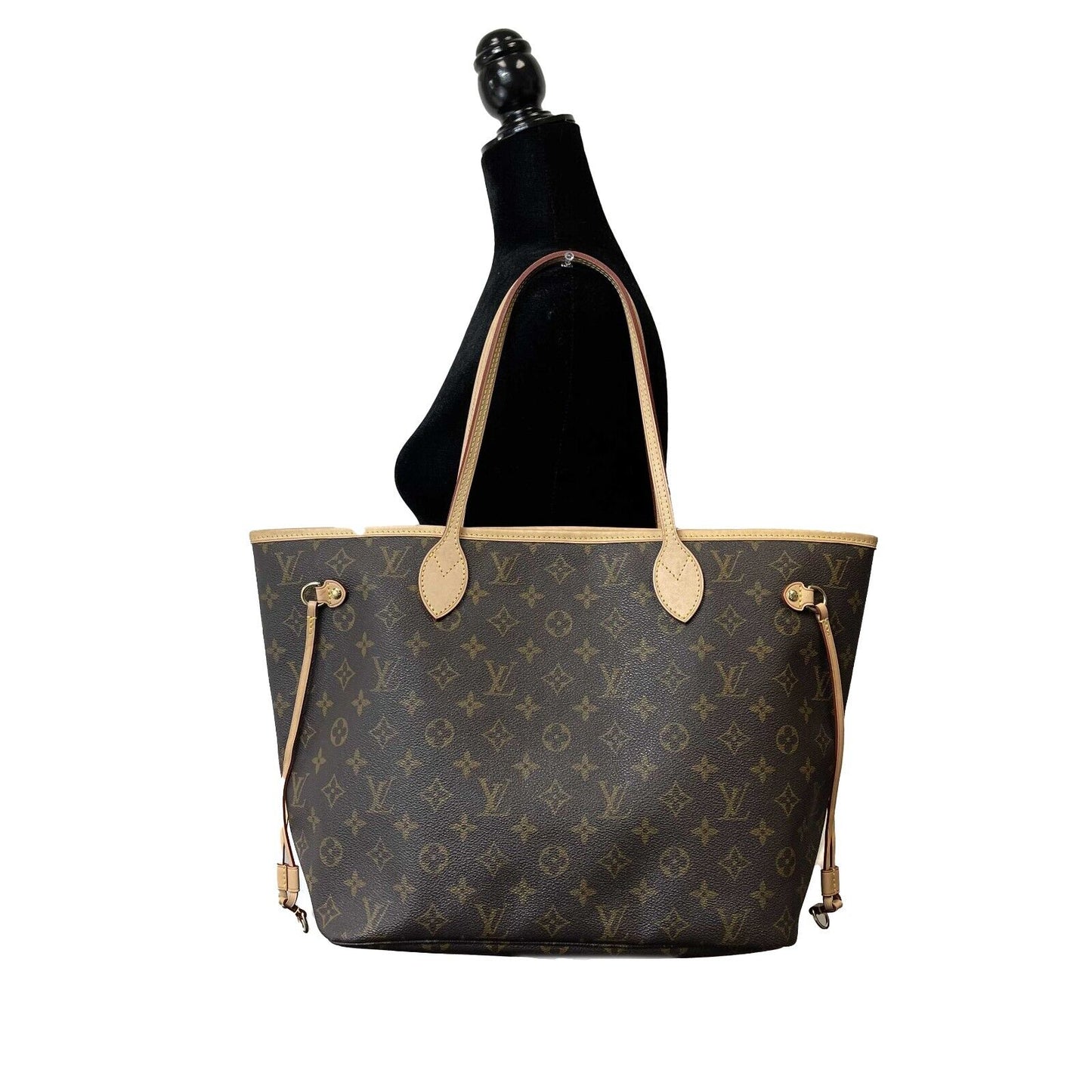 Louis Vuitton - Neverfull MM Monogram Coated Canvas - Brown Tote