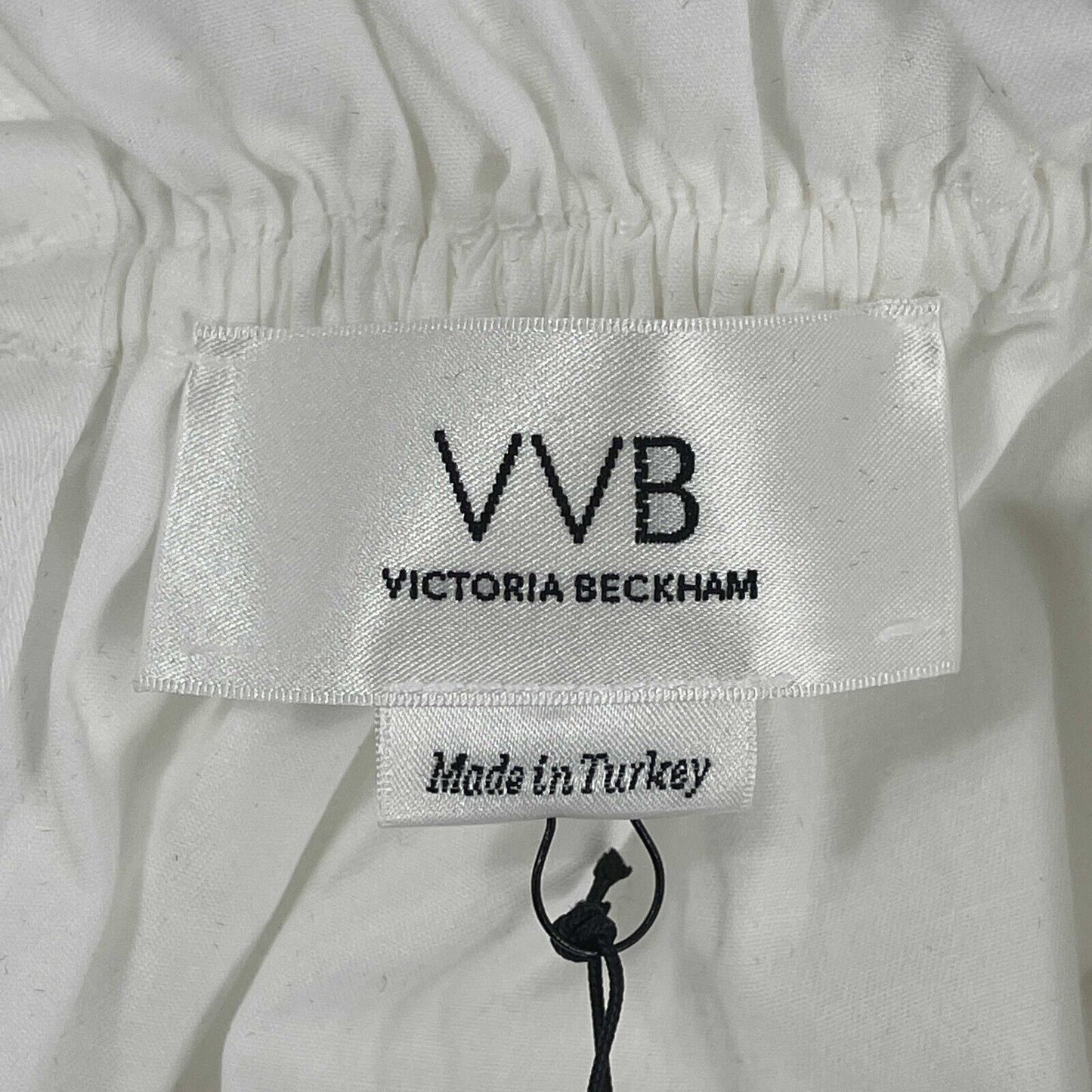 Victoria Victoria Beckham - NEW - Sleeveless White Tie Blouse - UK 4 US 0