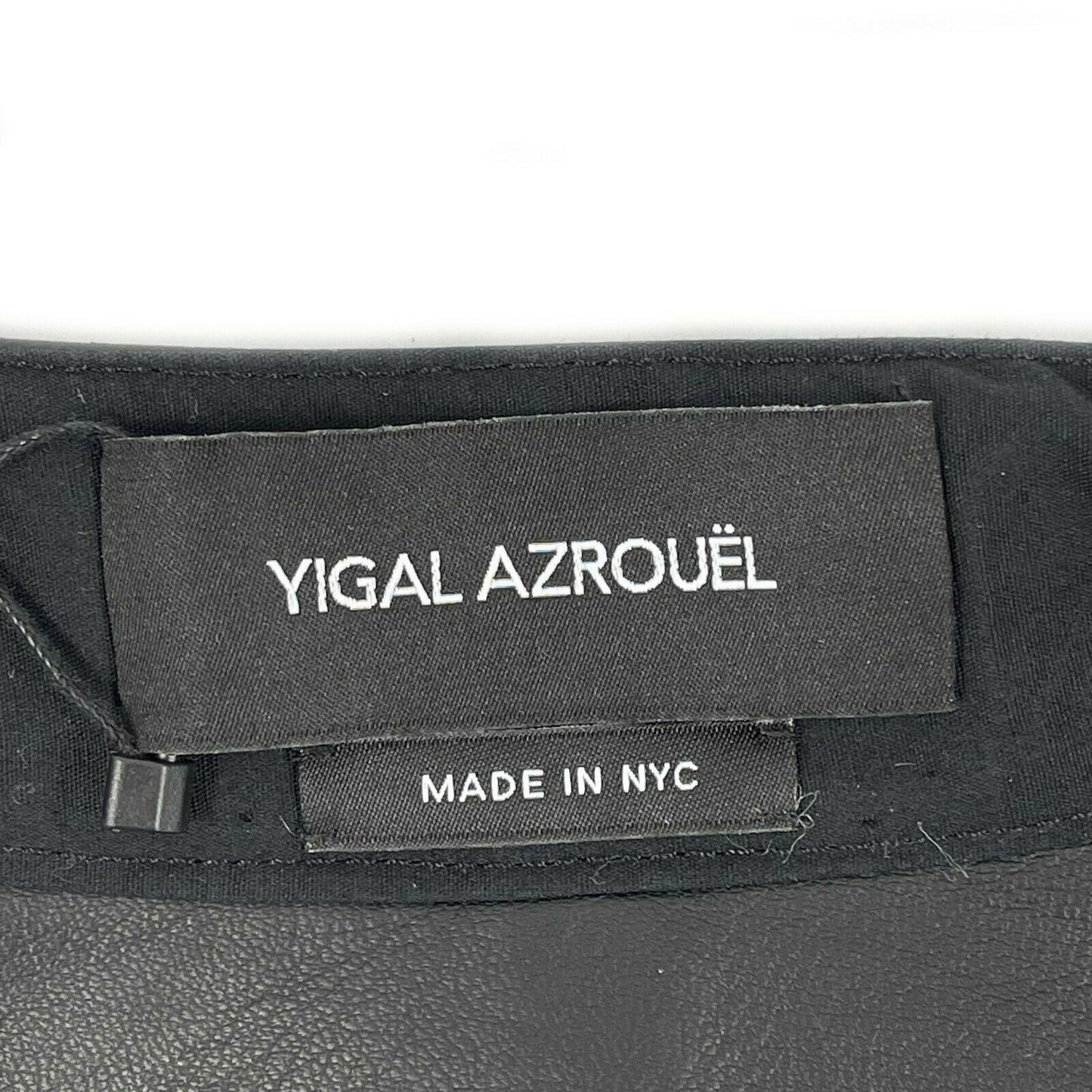 Yigal Azrouël - Sheer Embroidered Black Leather Moto Jacket - 2 / XS