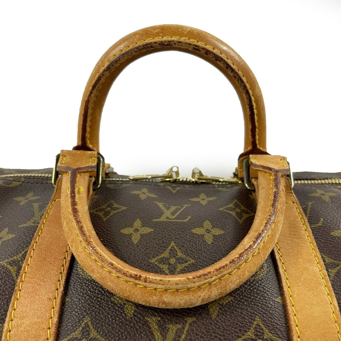 LV Louis Vuitton - Keepall 50 Large Duffle Bag - Brown Monogram Travel