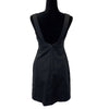 CHANEL - Vintage 90s 98S Black Sweetheart Sheath Dress - CC Buttons - 38 US 6