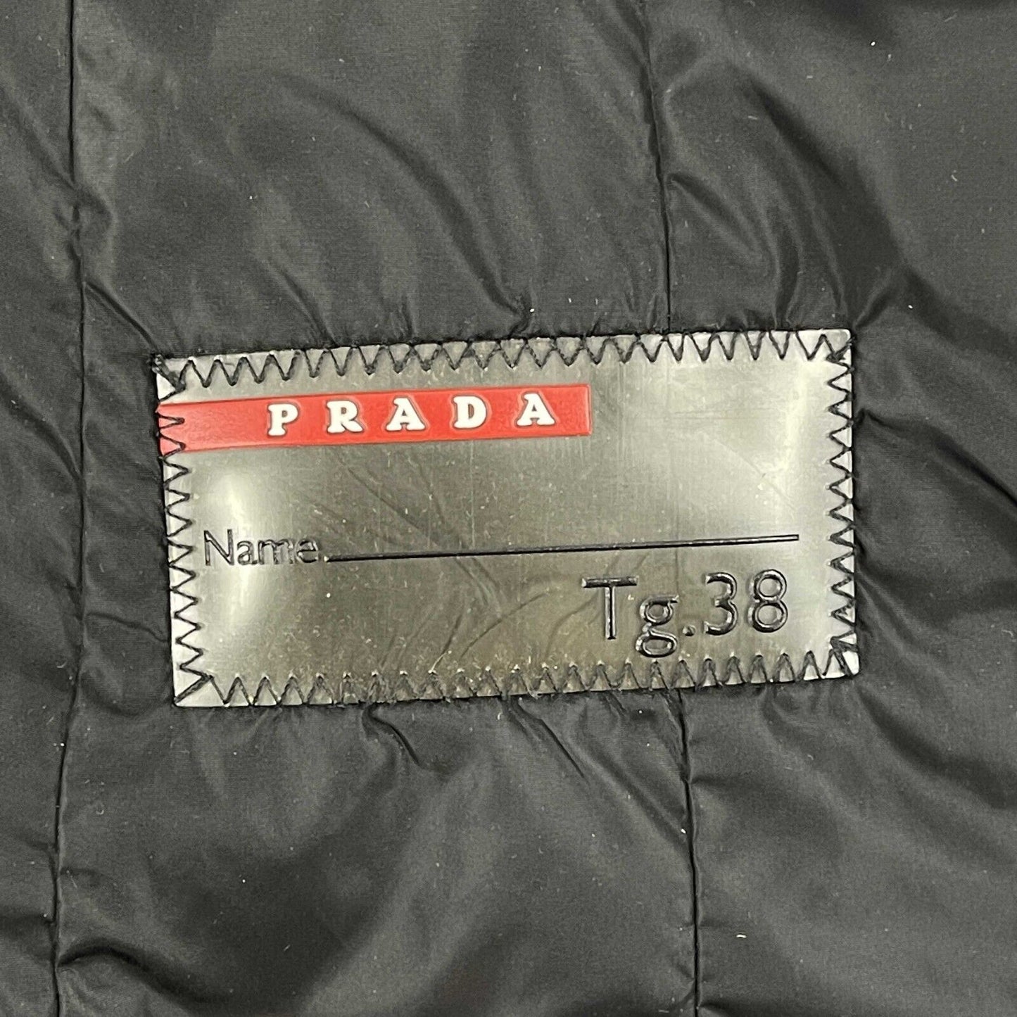 Prada - Long Down Puffer - Black Nylon Jacket - 2 Pockets Button Down