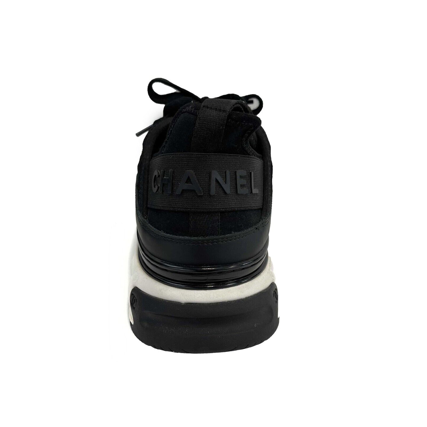 Chanel - Excellent - CC Trail Runner Sneaker - Black - 42 US 7