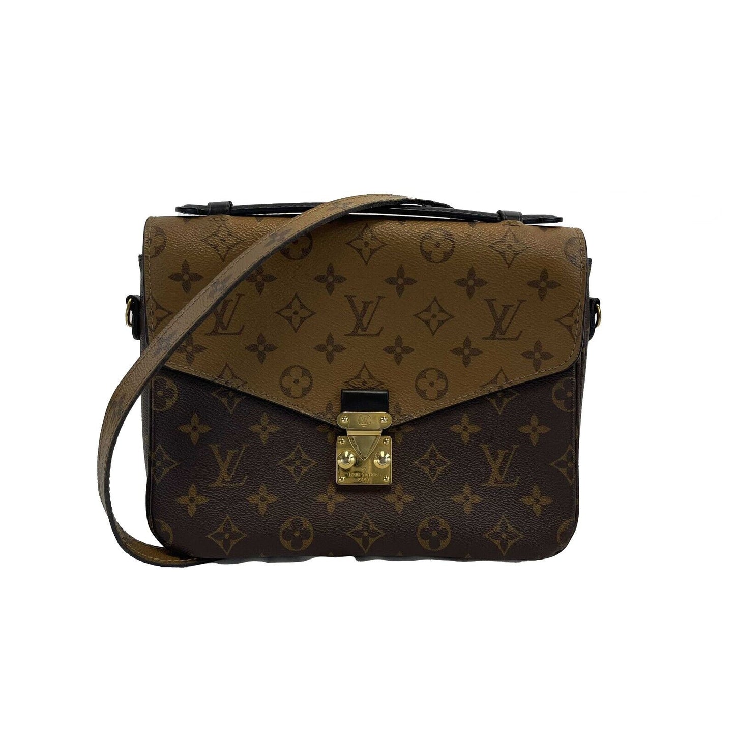 Louis Vuitton 2019 Monogram Reverse Pochette Metis - Brown Crossbody