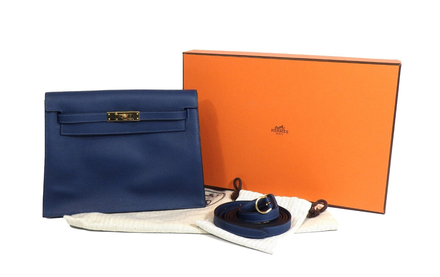 Hermes - Kelly Danse II 2019 - Deep Blue - Belt Bag - Swift Leather