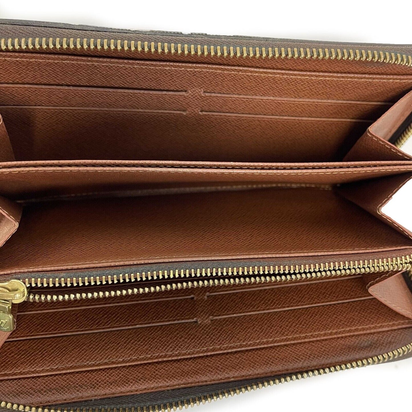 Louis Vuitton - Zippy Wallet - Brown Monogram - Gold Hardware