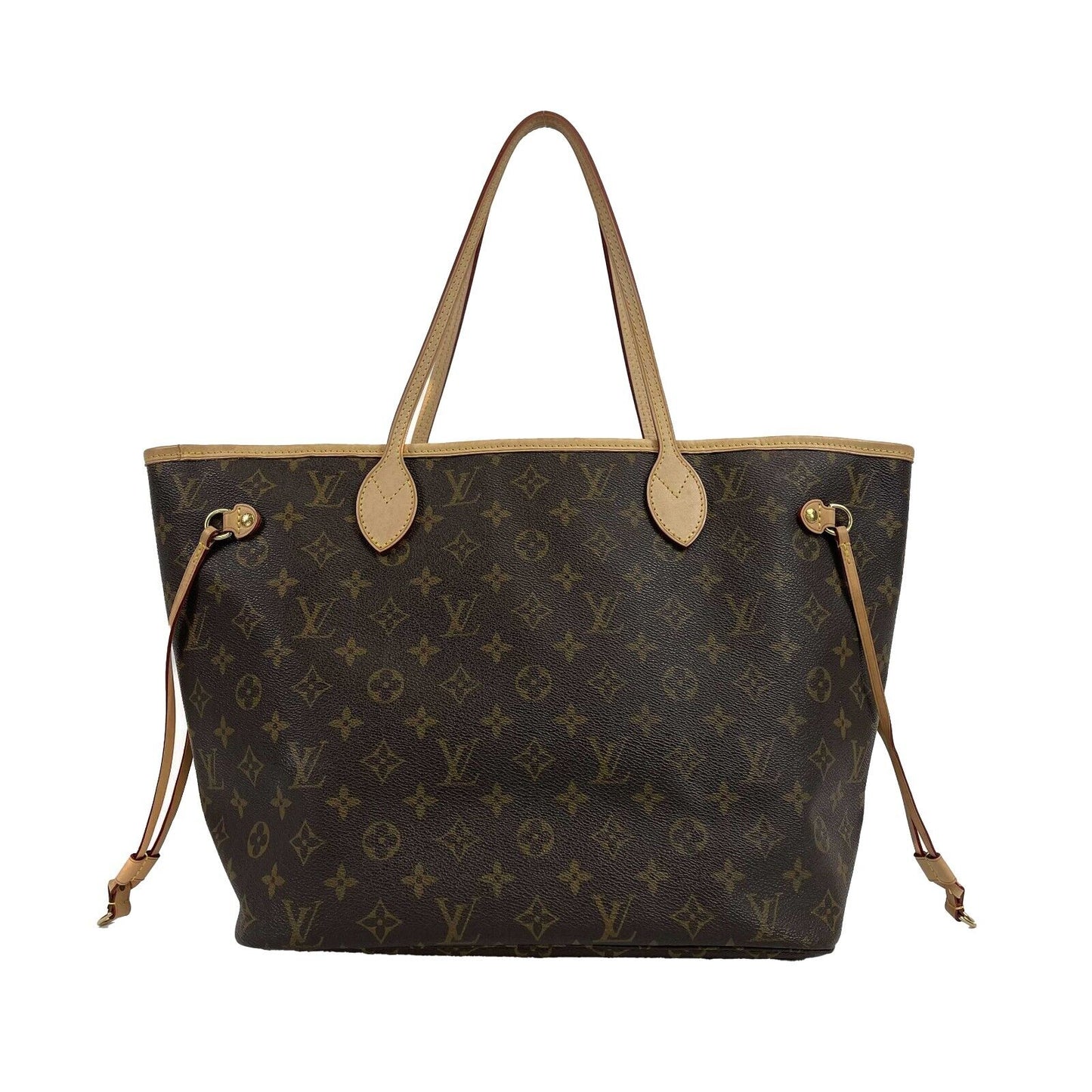 Louis Vuitton - Neverfull MM Monogram Coated Canvas - Brown Tote