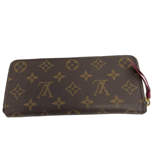 Louis Vuitton - Clemence Wallet - Brown Monogram Zip Around