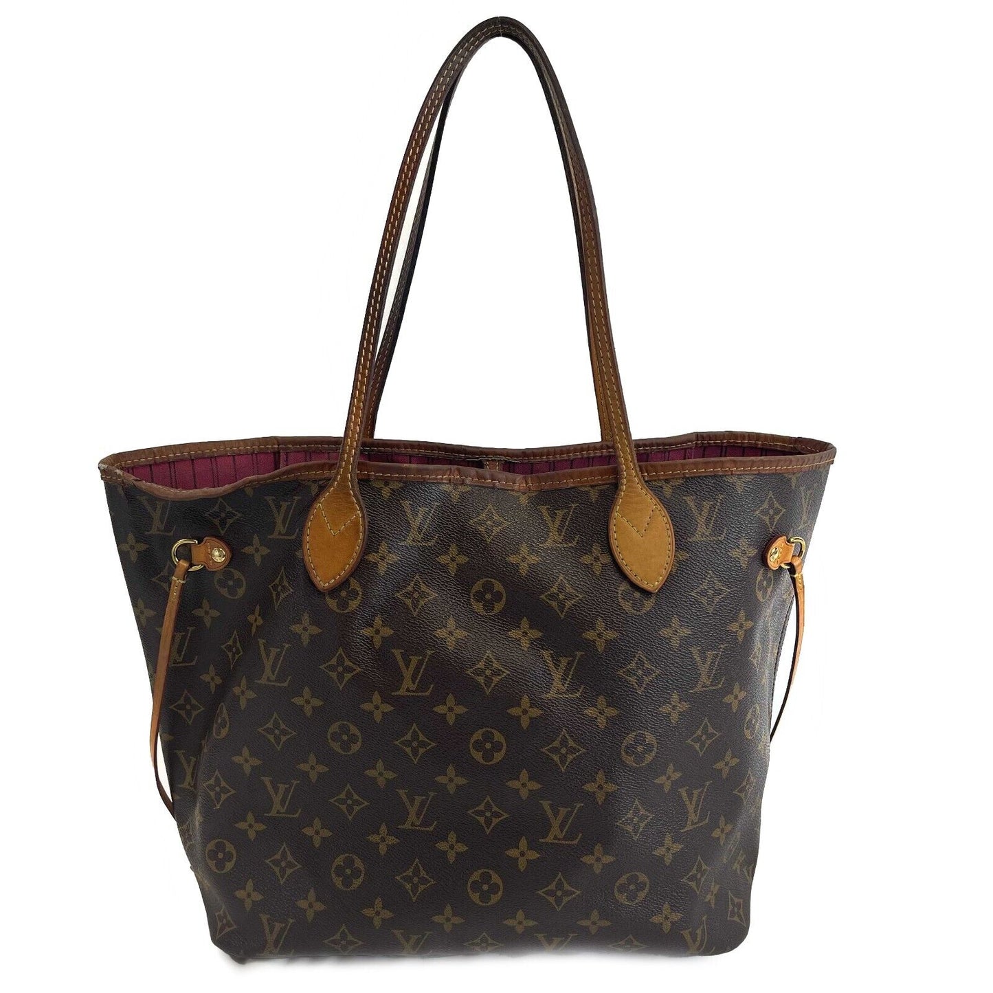 Louis Vuitton - LV Neverfull MM - Brown / Purple inside w/ Pouch