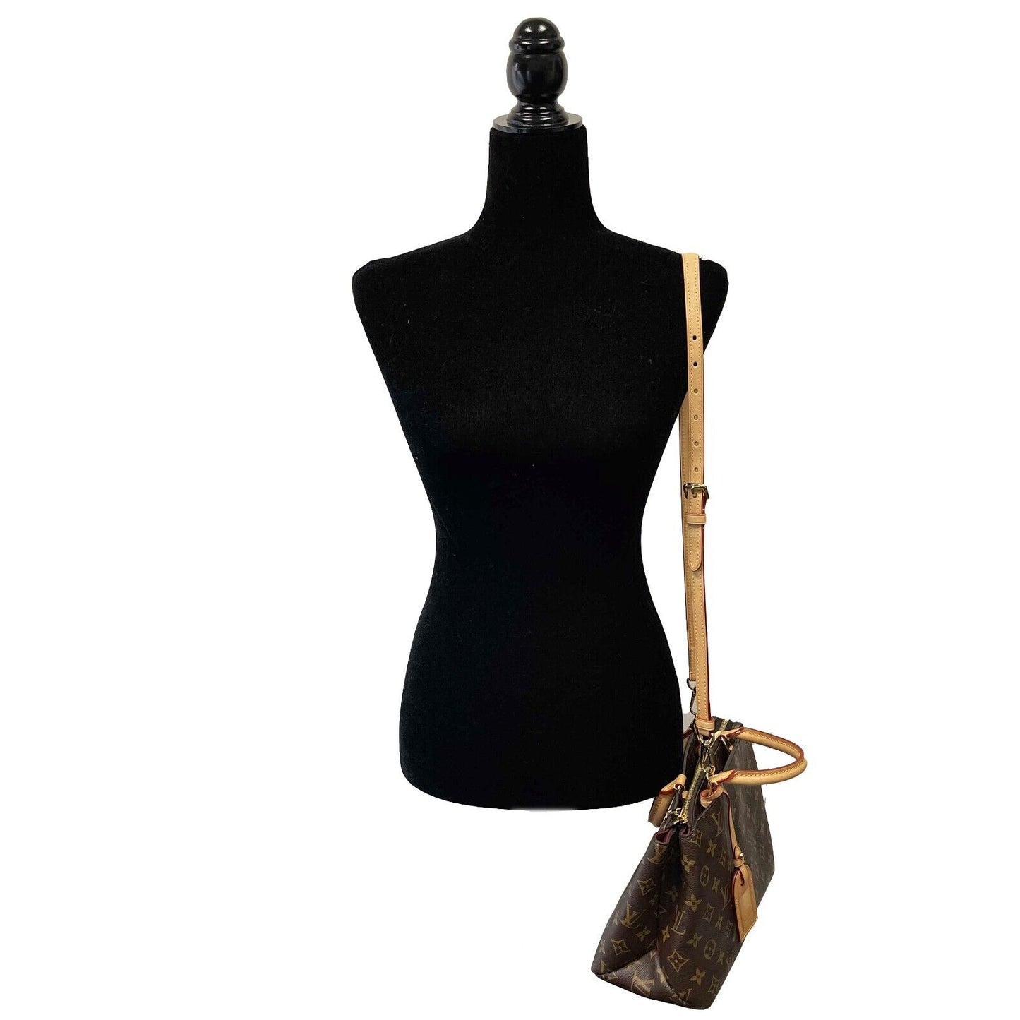 Louis Vuitton - Petit Palais - Brown Monogram Top Handle w/ Shoulder Strap