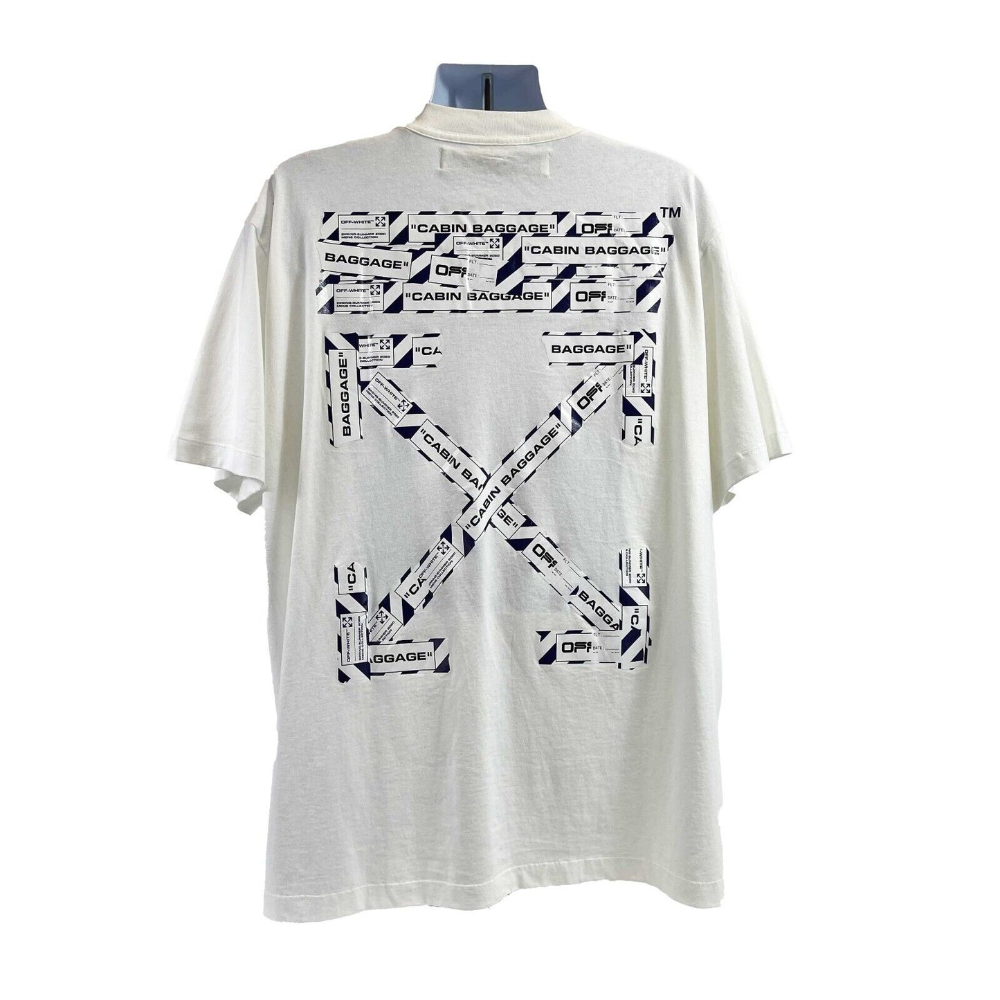 Off-White - Airport Tape S/S T-Shirt - White - Size M