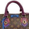 Louis Vuitton - LV - Speedy Totem 30 Brown Monogram - Violet Top Handle Bag