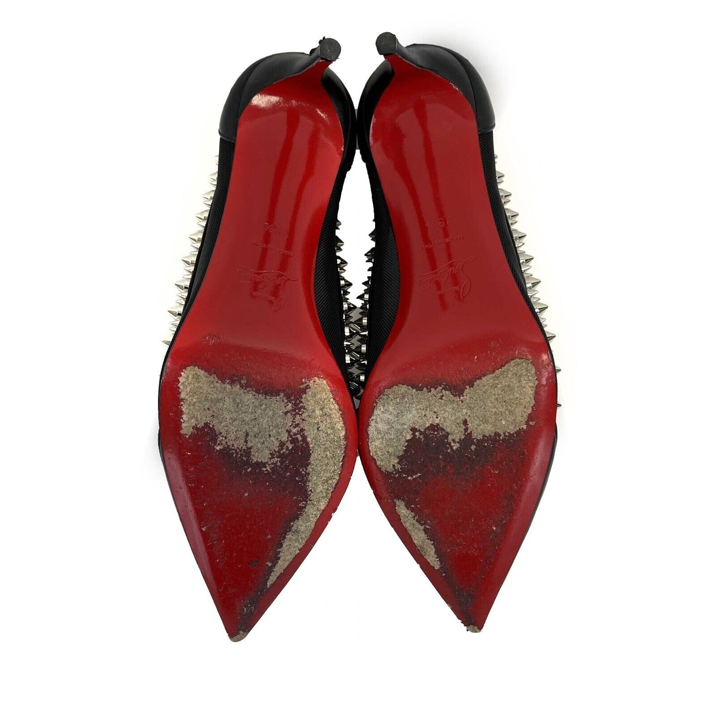 Christian Louboutin - Galativi Spikes 85 Nappa Rete Pumps 39.5 US 9.5