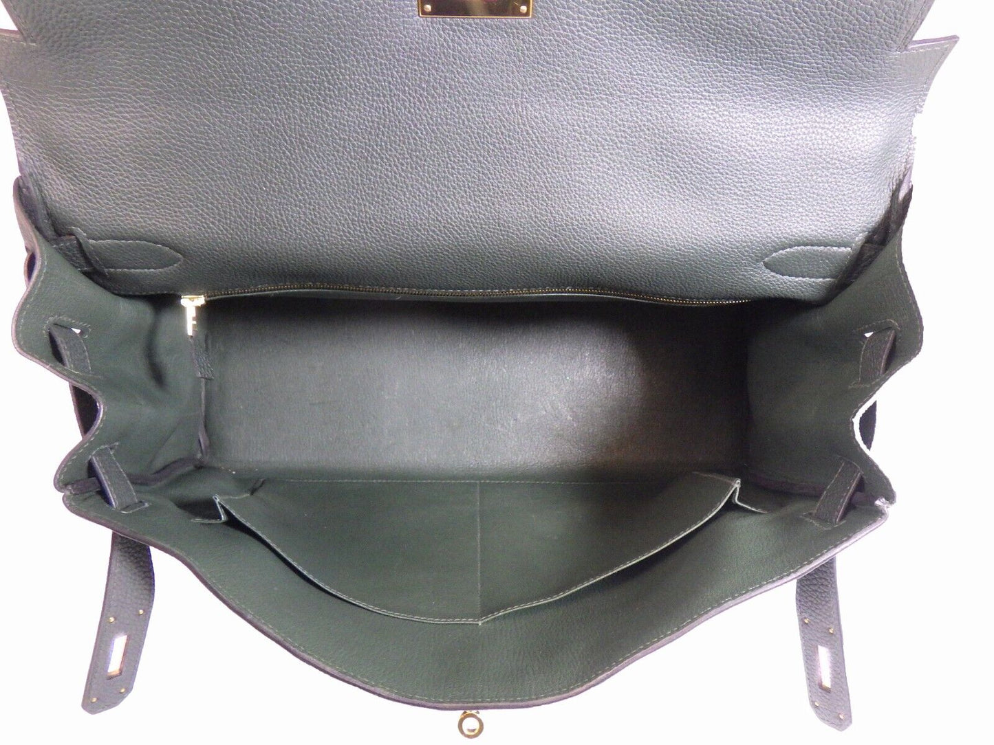 HERMES - Kelly 40 2016 - Dark Green - Top Handle - Shoulder Strap and Kit