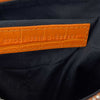Balenciaga Orange Le Cagole XS Shoulder Bag Crocodile Embossed Studded Crossbody