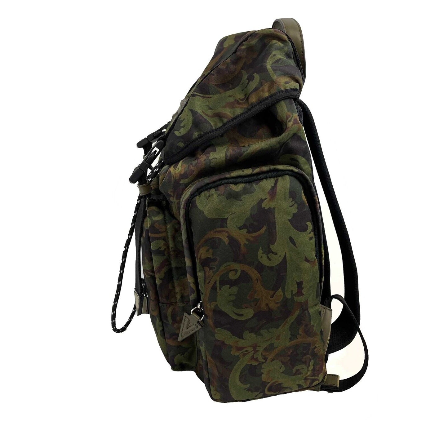 Versace - NEW La Medusa Men's Camo Green Large Nylon Backpack